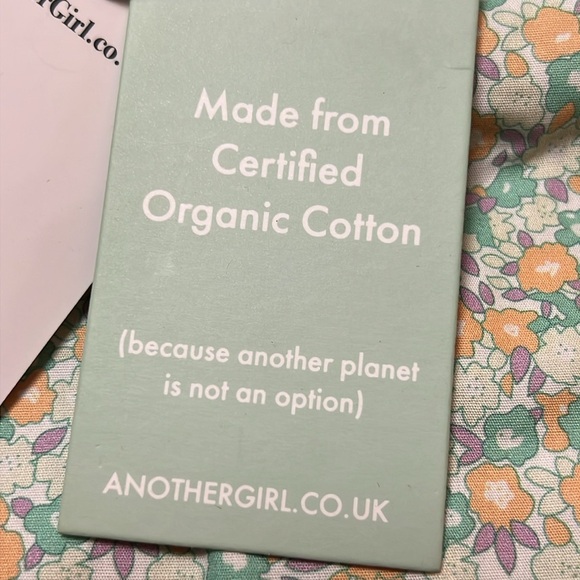 Another girl Tie Detail Ditsy Mini Skirt Lime Grn Floral Keyhole Detail waist XS - Picture 4 of 10